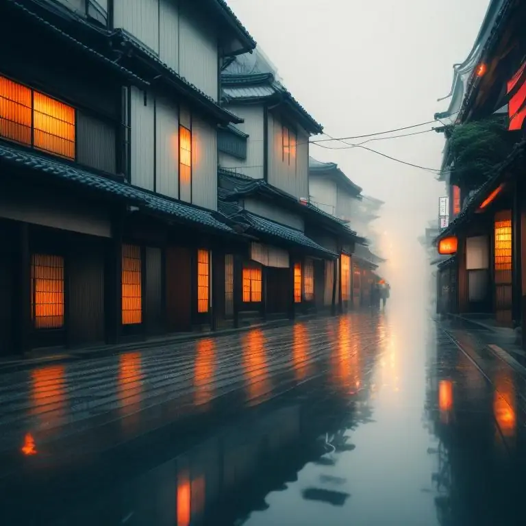 rainy season in japan